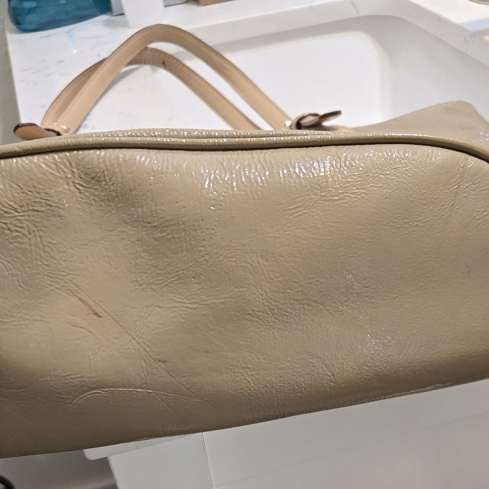 Michael Kors Taupe Leather Shoulder Bag - Picture 3 of 6